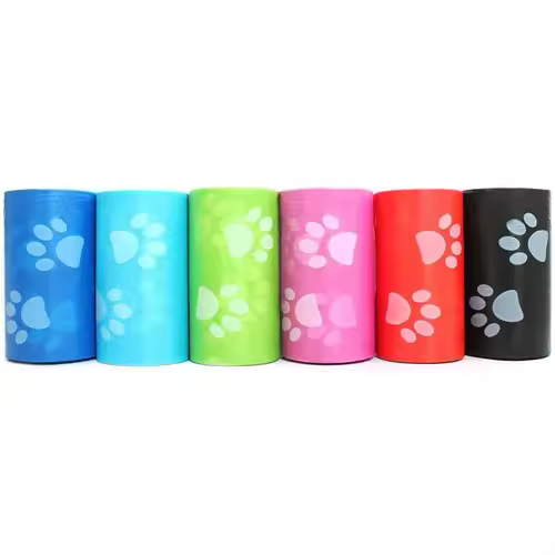120 Rolls Dog Poop Bag Outdoor Cleaning Poop Bag Outdoor Clean Pets Supplies for Dog 15Bags/Roll Refill Garbage Bag Pet Supplies - Image 2