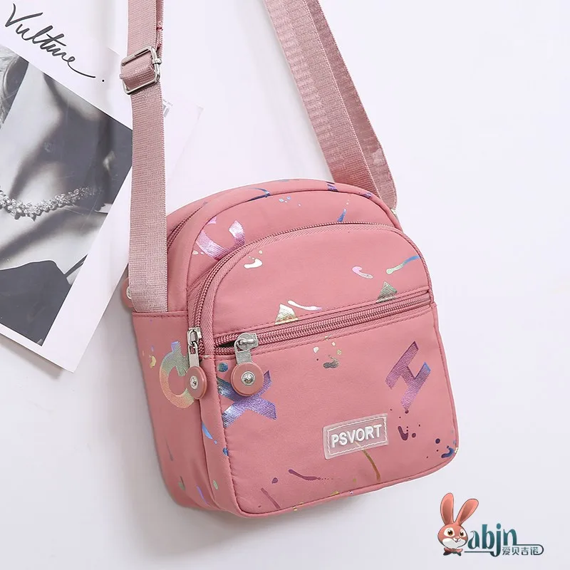 

Large Capacity Canvas Shoulder Bag Multi Compartment Crossbody Phone Bag for Middle-Aged Mothers Fashionable Korean Style