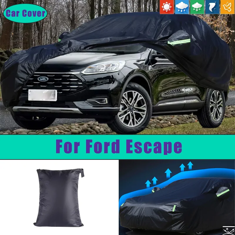

For Ford Escape Car Full Outer Covers Outdoor Waterproof Dustproof Sun Rain Snow Protection Exterior Car Accessories