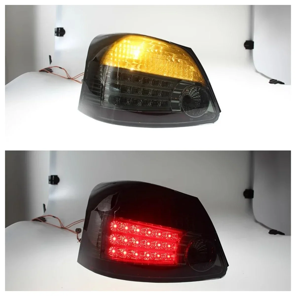 Taillight Assembly for Toyota Vios 08-13 Convert LED Rear Brake Lamp Turn Signal Backup Light Car Accessories