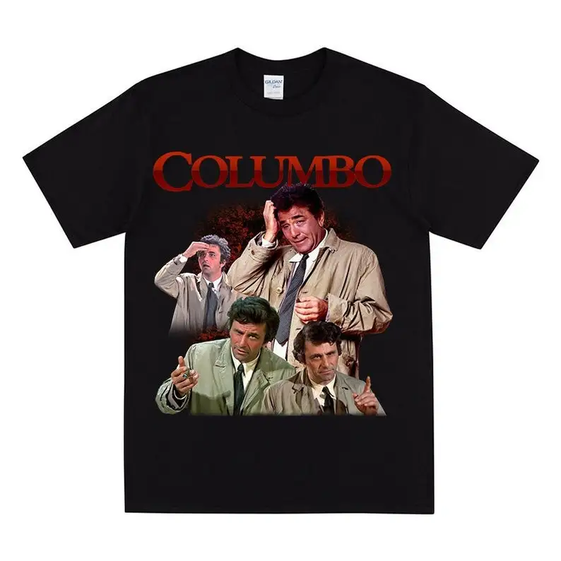 COLUMBO Homage T-shirt There's Just One More Thing Lt Columbo Portrait Vintage 1980s Graphic T Shirt Murder Detective TV Show