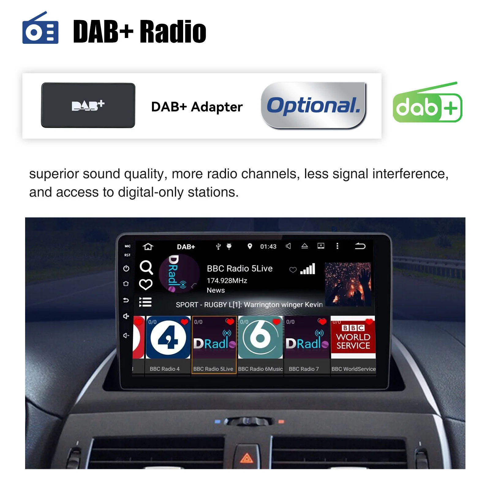 ESSGOO 9" Android 13 Car Stereo Radio Wireless Carplay/Android Auto Touchscreen GPS Nav Bluetooth RDS For BMW X3 E83 2006-2010