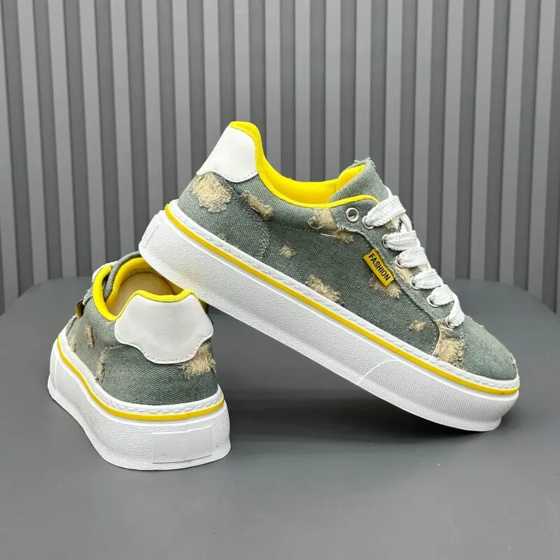 Casual Male Shoes for Men 2026 New Autumn Fashion Canvas...