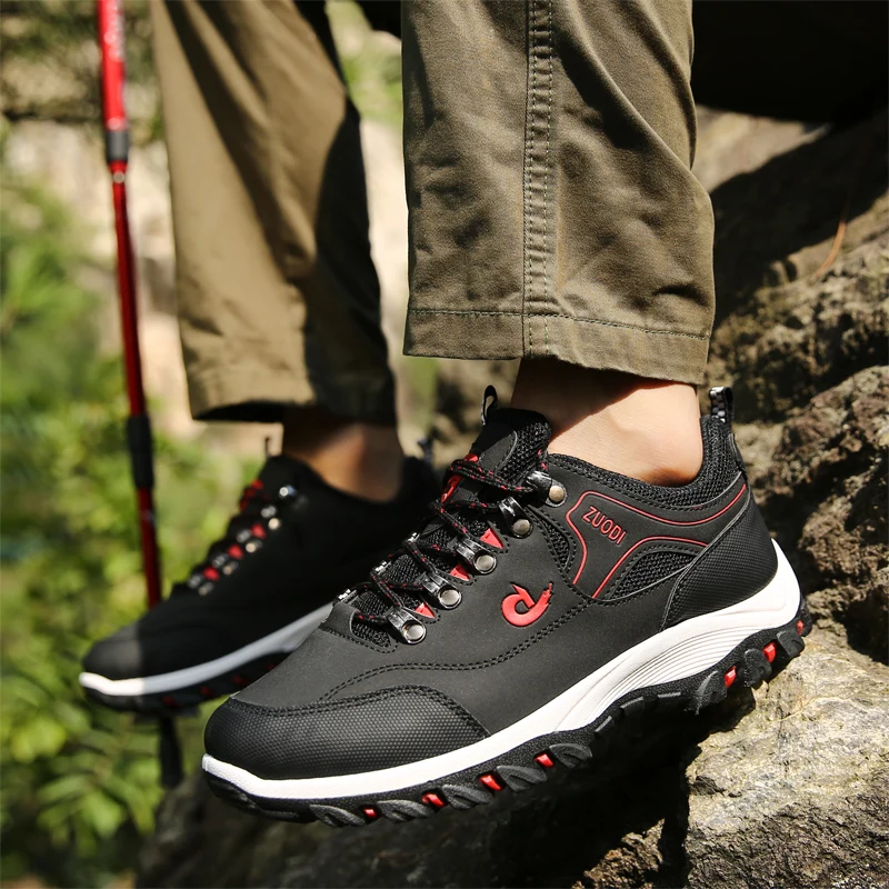 

Men's Hiking Shoes 2025 New Fashion Lightweight Sports Casual Shoes, Outdoor Comfortable Anti Slip Wear-resistant Hiking Shoes