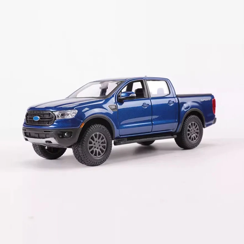 Diecast 1:27 Scale Alloy Pickup Ranger 2019 Car Model Finished Product Simulation Toy Static Model Collection Gift Display