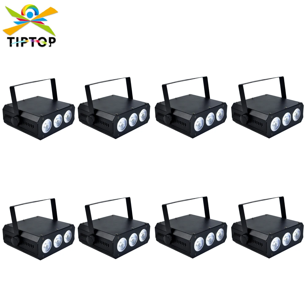 

China DJ Equipment 3x18W Rechargeable Lithium-ion Battery Wireless Led Par Light RGBWA UV 6IN1 DMX 512 Control 6/10 Channel