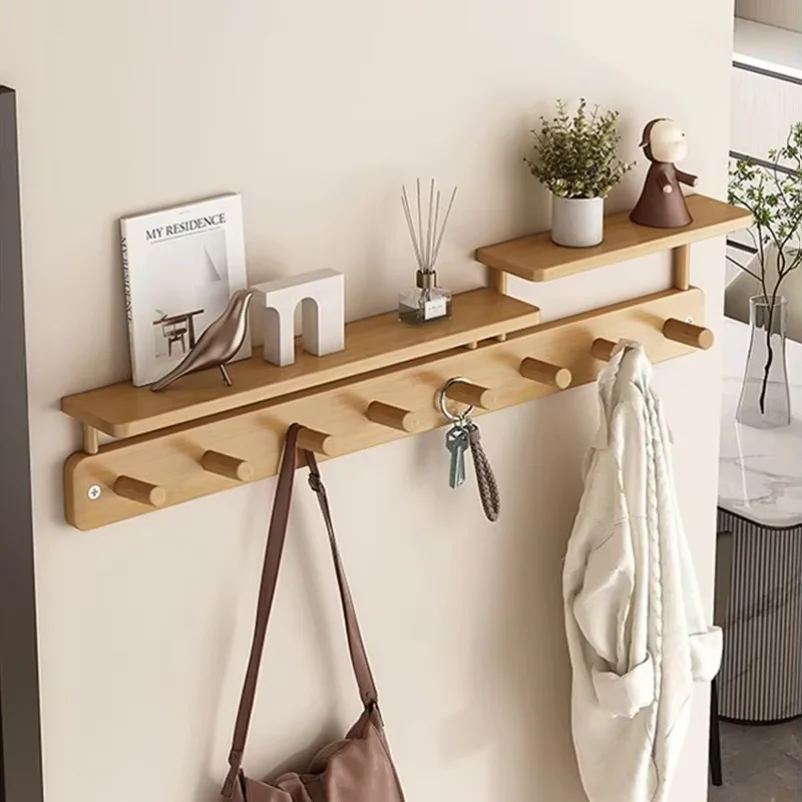 Wall Mounted Coat Racks Entrance Hall Clothes Storage Rack Stand Interior Hallway Clothing Organizer