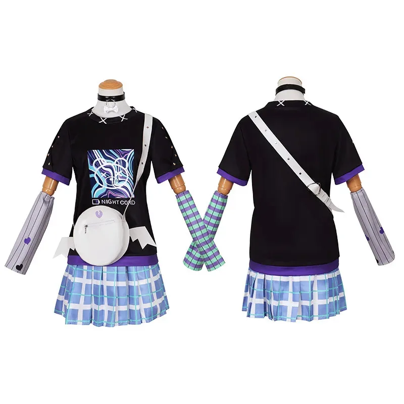 Project Sekai Colorful 25-ji костюмы для косплея парик Asahina Mafuyu Mizuki Yoisaki Kanade Shinonome Ena аниме Cos женский костюм сумка