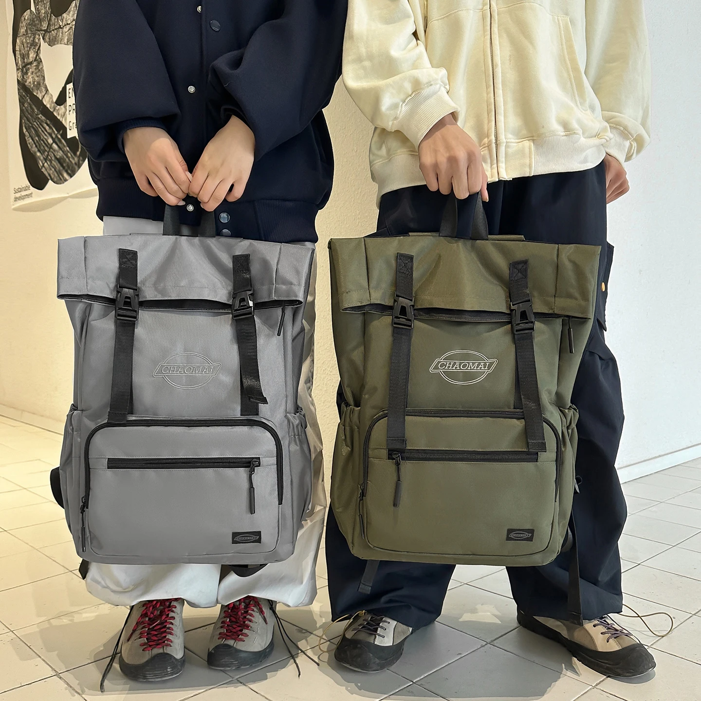 

Модный повседневный рюкзак унисекс большой емкости, многофункциональная тканевая сумка для пеших прогулок, путешествий, спорта на открытом воздухе