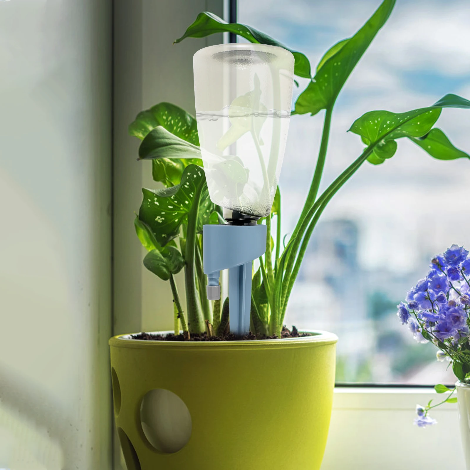

2Sets Automatic Plant Self Spikes Adjustable for Indoor Outdoor Garden Plants Auto Irrigation