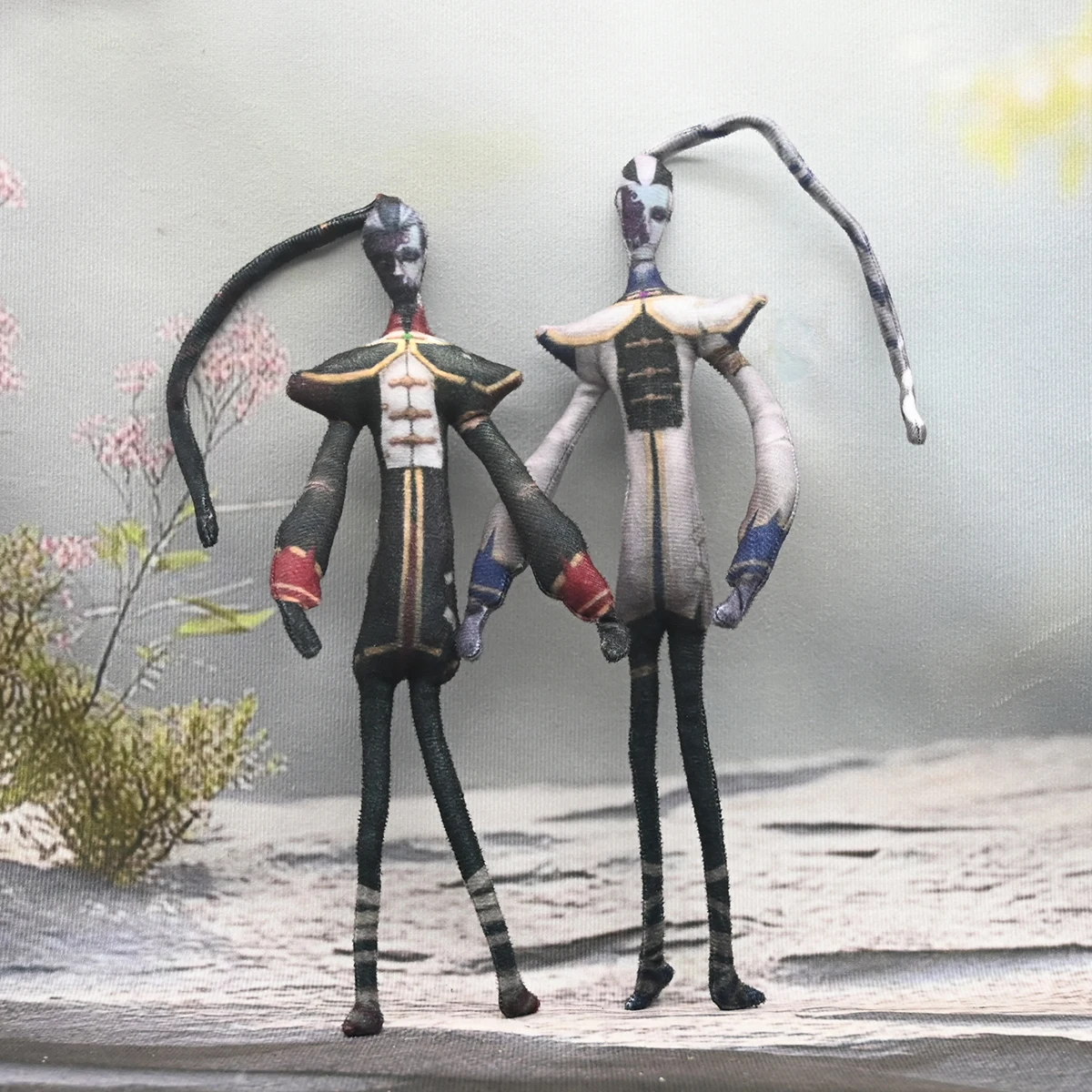 

15/28 см игровая идентичность V плюшевая кукла аниме самоупрайник белая черная гвардия У Чанг мягкая фигурка мягкая игрушка для косплея в подарок