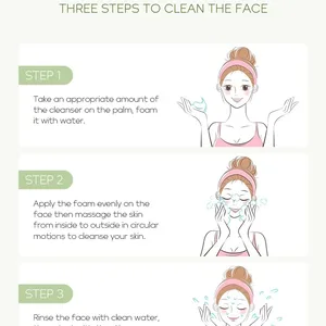 Vitamin C Deep Facial Pleaning Cleanser, Feuchtigkeitsfeuchtigkeit, Nelkenentfernung, Hautpflege, Waschschaum, Hautpflege 8 Hauptverkäufe Vitamin C -Seife - №3