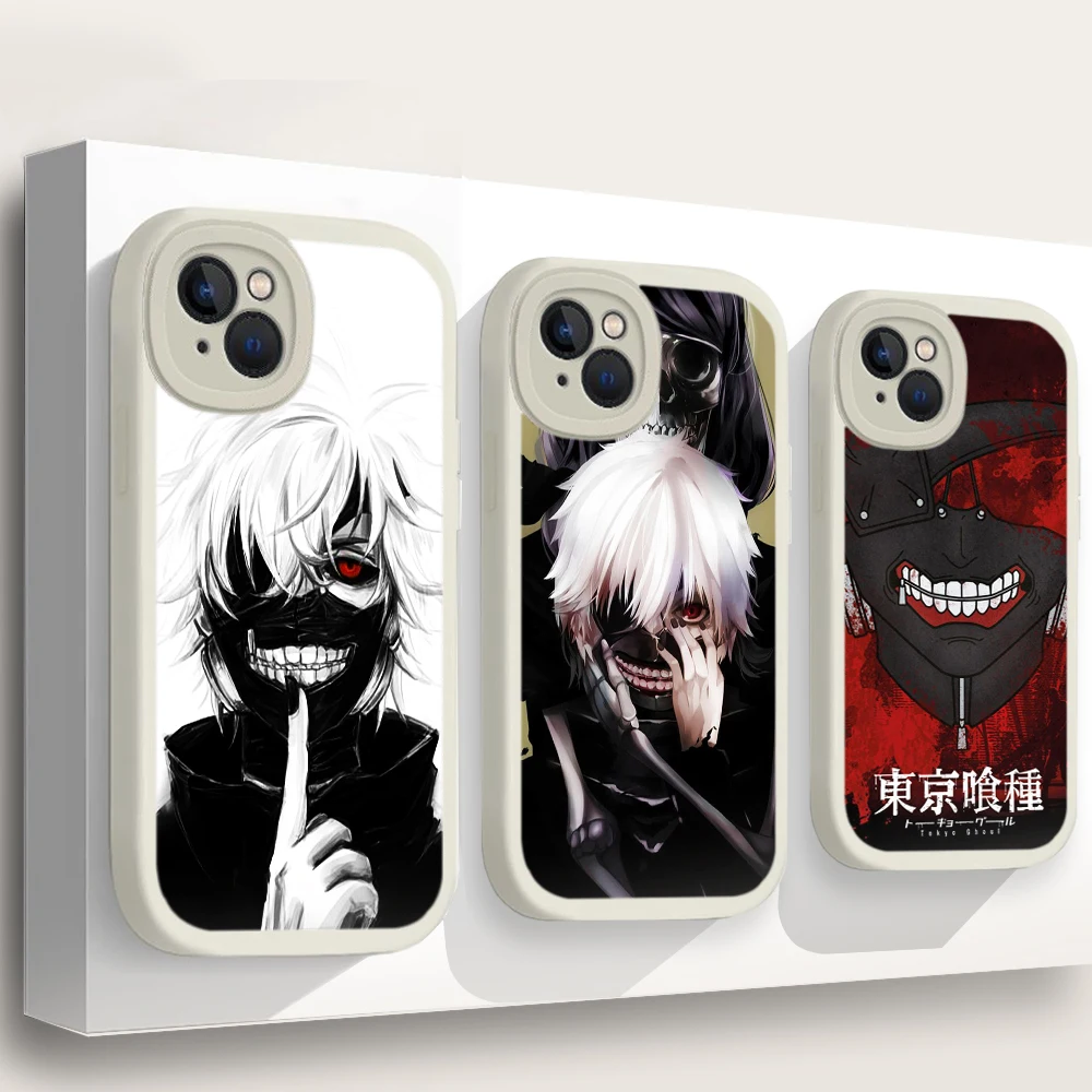 119YPJ anime Tokyo Ghoul Japan Soft Silicone Case for iPhone 15 Plus 14 13 12 11 X XS XR Pro Max Mini 8 7 Plus