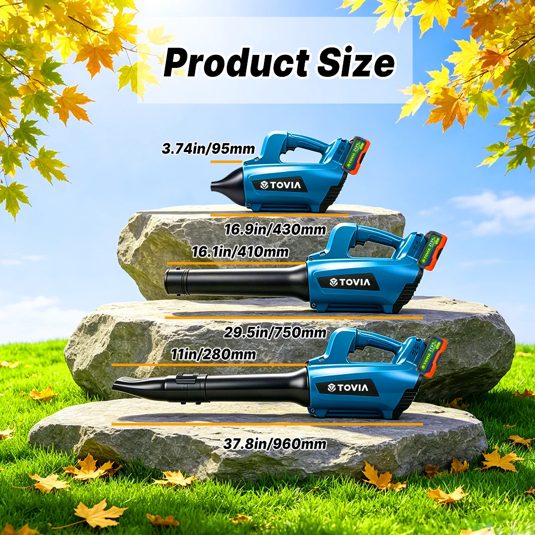 Gardening Tools Battery Powered - Мощная воздуходувка T TOVIA с бесщеточным
