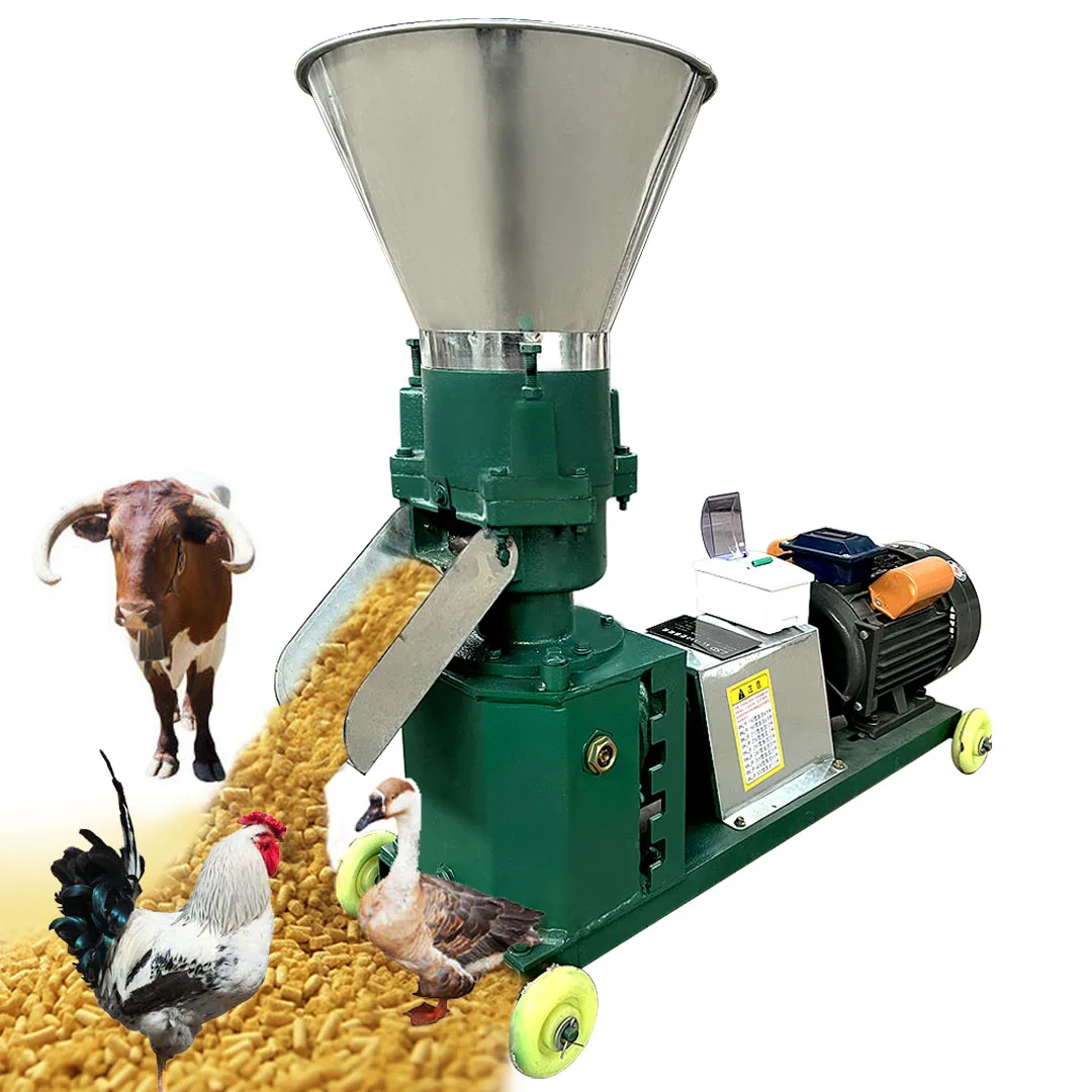 Good Quality Feed Pellet Mill Pellet Press Pelletizer Animal Feed Pellet Machine For Home Use