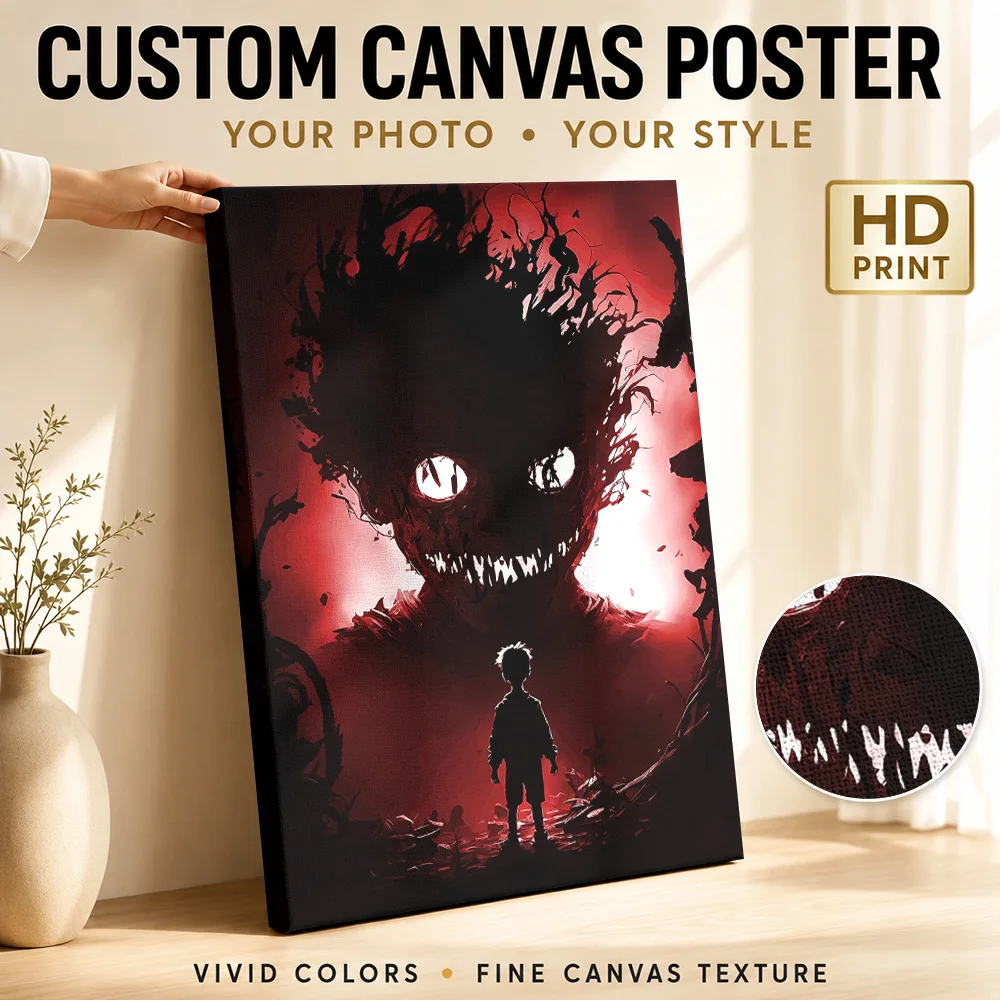 Nightmare Canvas Painting Poster Personalized Photo Modern Aesthetic Wall Art for Bedroom Decor Collectible Ready to Hang Gift