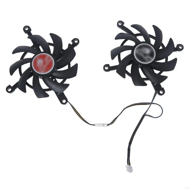 G6DD 1 Pair Graphics Card Cooling Fan for Colorful 1660 RTX2060 4Pin 12V