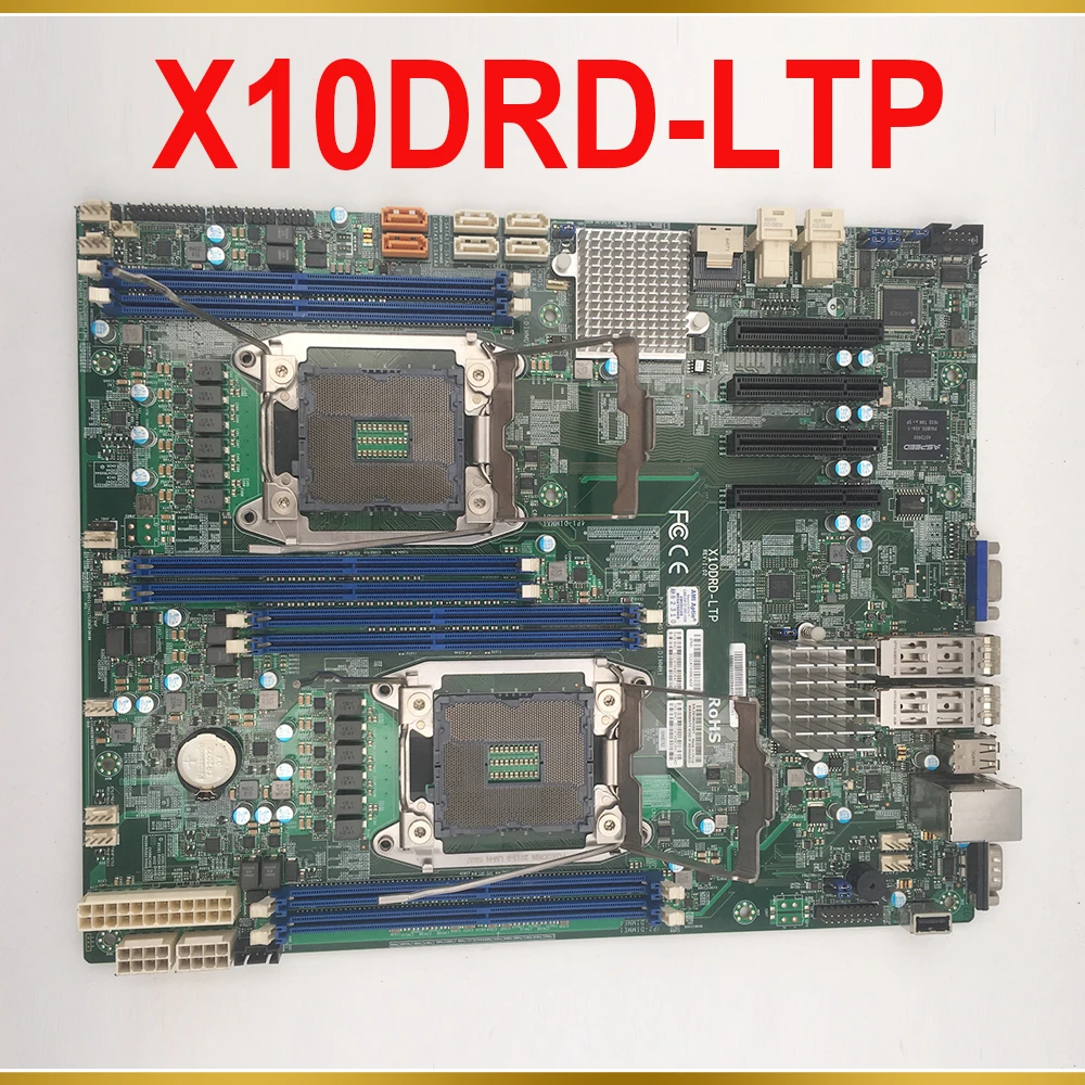 المزدوج Xeon E5v3 LGA2011 DDR4 المزدوج جيجابت المنفذ البصري خادم اللوحة الأم X10DRD-LTP