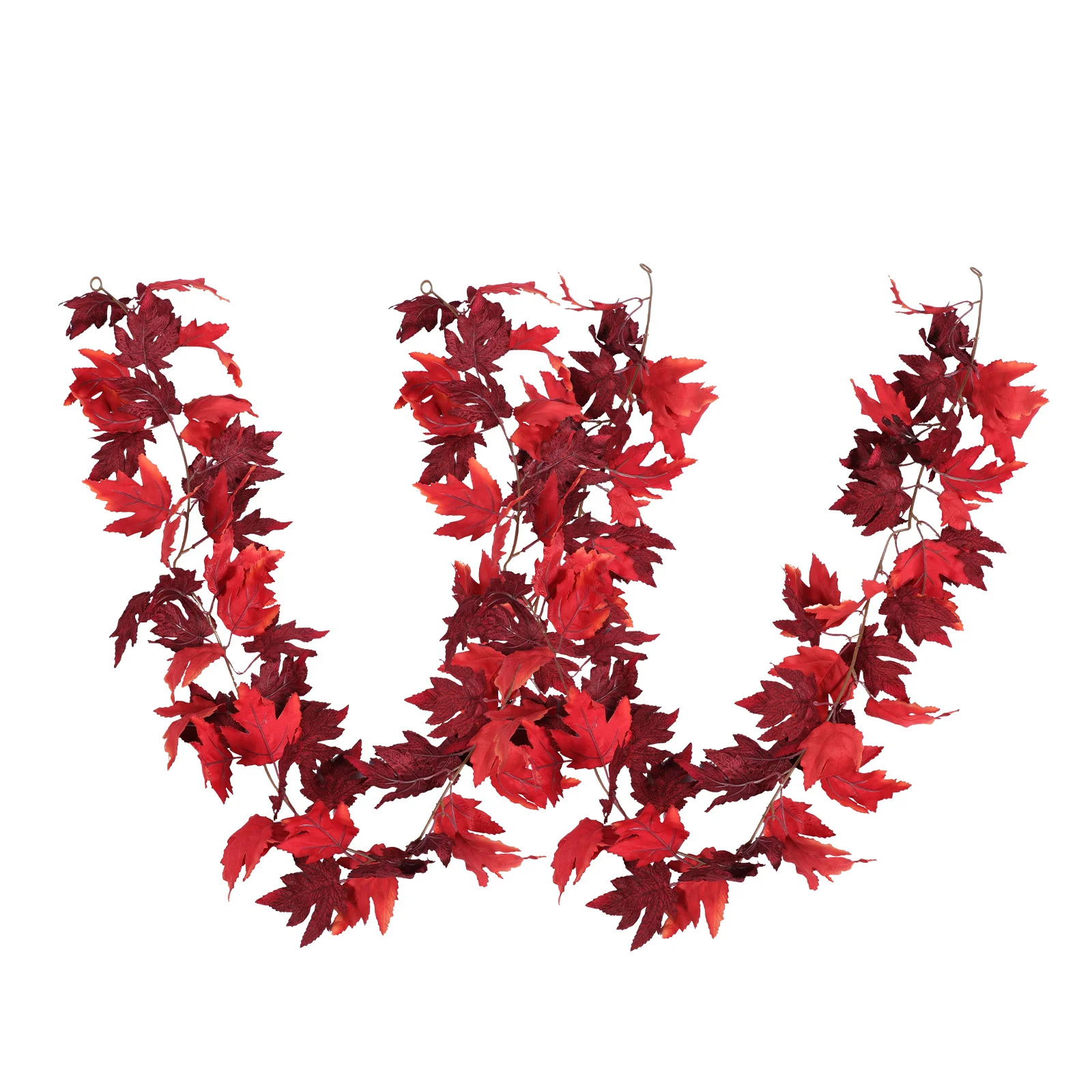 

2Pcs Realistic Fake Maple Leaf Artificial Ornament Scene Layout Decor Natural Look Home Decoration Fake Maple Leaf