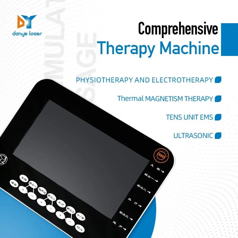 Physiotherapy electrotherapy medium frequency therapy device for whole body health care