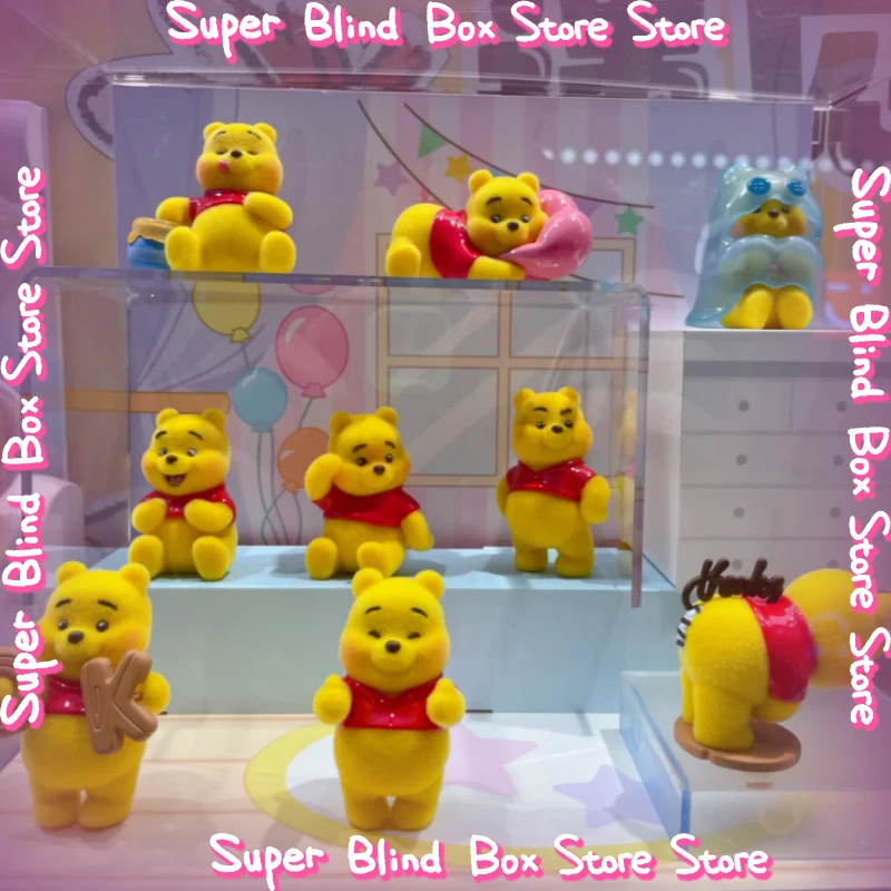 Echte Blindbox Winnie The Pooh Emoji-Serie Desktop-Ornament, exquisite und interessante Spielzeuge, niedliche Dekorationen, geheimnisvolle Box