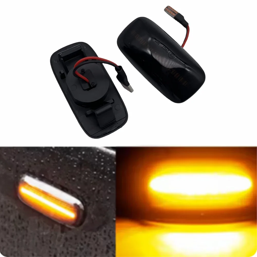 

For Nissan Skyline R34 Almera N15 N16 Pulsar Maxima QX Sunny G10 Primera P11 NEW Dynamic LED Turn Signal Light Side Marker Lamp