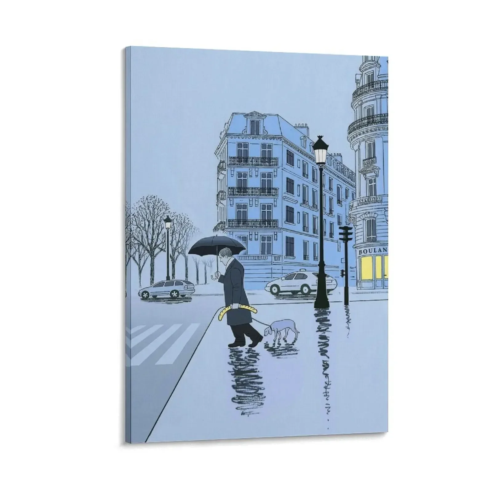 

guy billout Canvas Painting bedroom decor art room decor room decors aesthetic