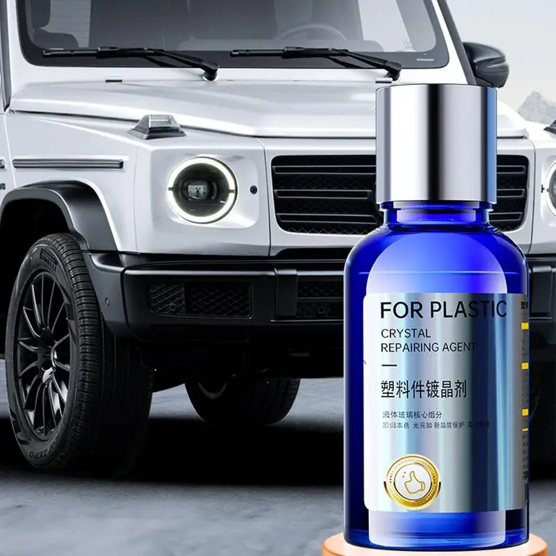 

30ml Trim Coat Hydrophobic Nano Coating Auto Black Trim Restorer Long Lasting Car Body Coating Agent Vehicle Detailing For Cars