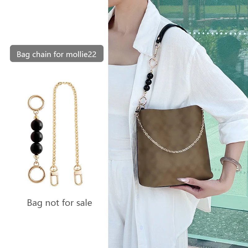 تمديد سلسلة لمدرب Mollie22 دلو حقيبة سلسلة الزخرفية سلسلة قلادة حقيبة الديكور حقيبة تحت الإبط ملحقات السلسلة #1