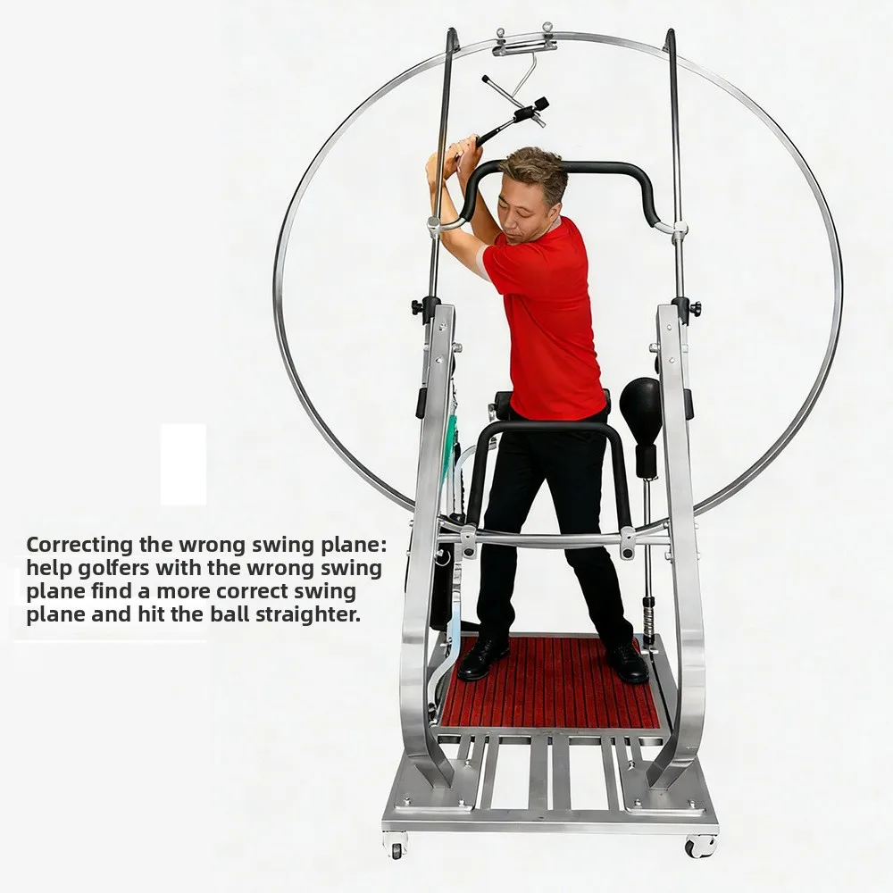 Planar swing golf trainer Full swing trajectory trainer