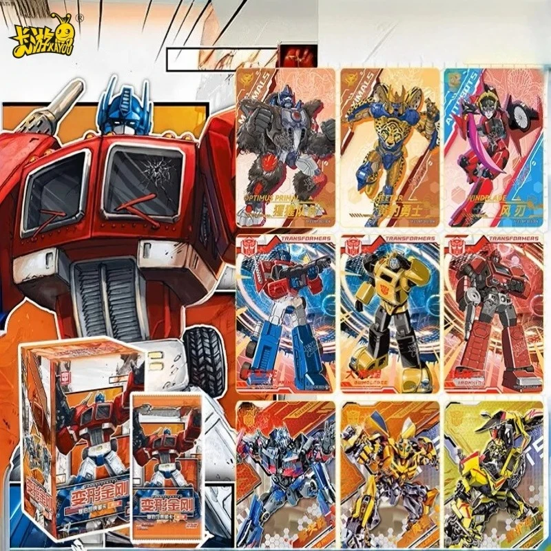 

KAYOU Genuine Transformers Card Horizon 40th Anniversary Energy Gift Box Movie and Game Collection Card Peripheral Toy Gift