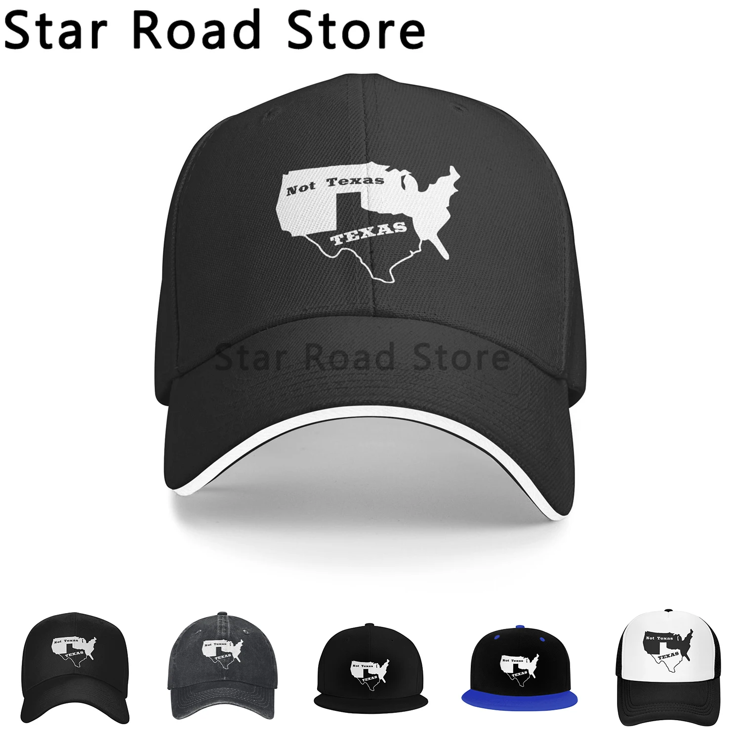 Nicht Tenas Texas Print Cap Baumwolle Frauen Männer verstellbare Baseball mützen Knochen Unisex Hip Hop Snapback Hut Surf für Unsiex