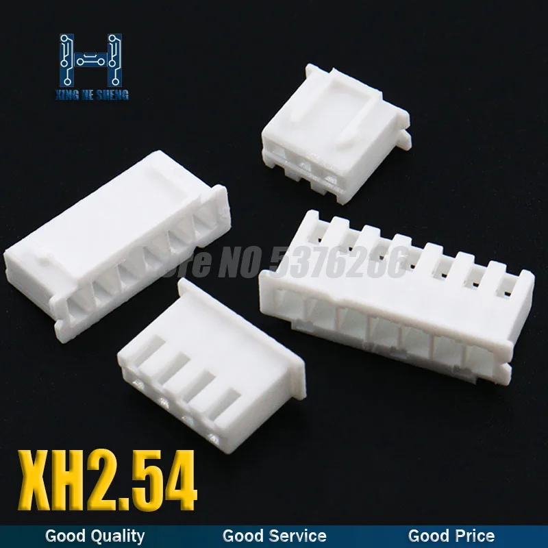 50PCS  PH 2.0 XH 2.54 mm Pitch Connector JST 2.54mm 2/3/4/5/6/7/8/9/10/11/12/13/14/15/16P/18P Pin 2.0mm Housing Shell