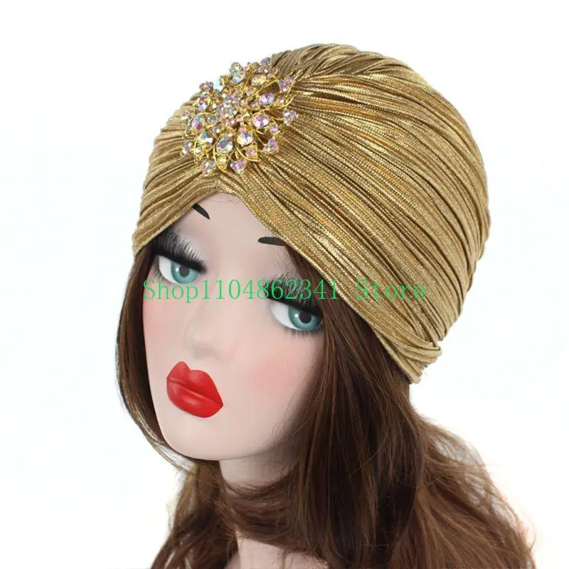 chapeau-turban-indien-pour-femmes-couvre-chef-plisse-en-velours-doux-casquette-hijab-avec-broche-bijoux-652f