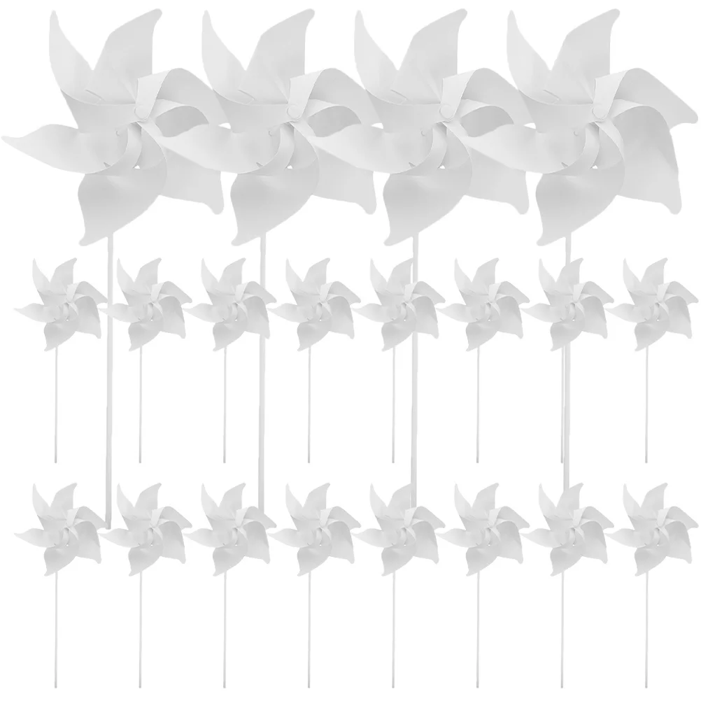 20 قطعة مجموعة غير مطلية للأطفال لتقوم بها بنفسك جرافيتي طاحونة الديكور اليدوية مشروع فني أداة تعلم الأطفال