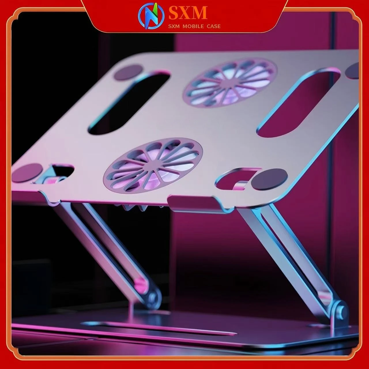 Aluminum alloy laptop heat bracket double-layer heightened foldable computer support frame