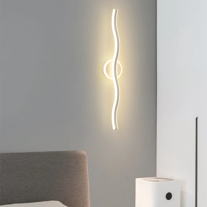 

Светодиодный настенный светильник, длинное настенное бра для украшения дома, спальни, гостиной, дивана с поверхностным креплением, осветительный прибор