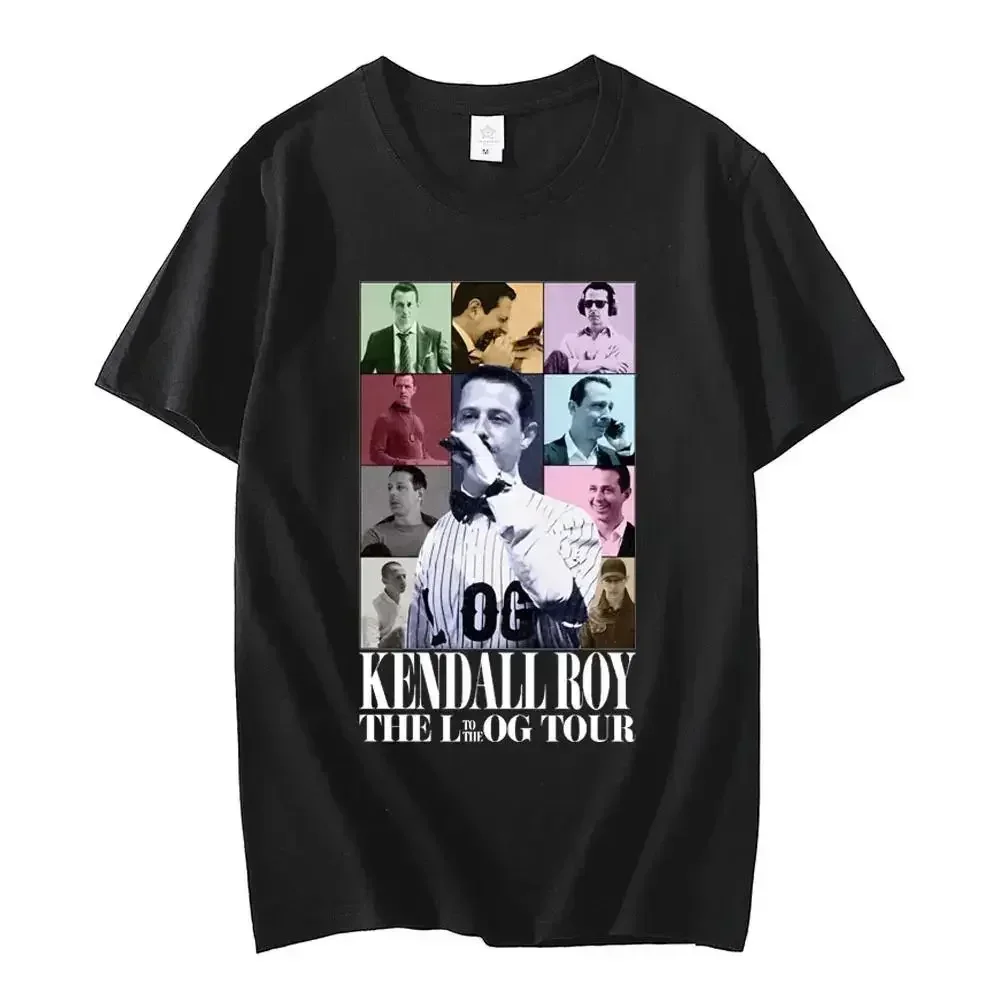 Pop Kendall Roy The Eras Tour T Shirt Men Women Harajuku Fashion Hip Hop Streetwear Short Sleeve Plus Size T Shirt Unisex