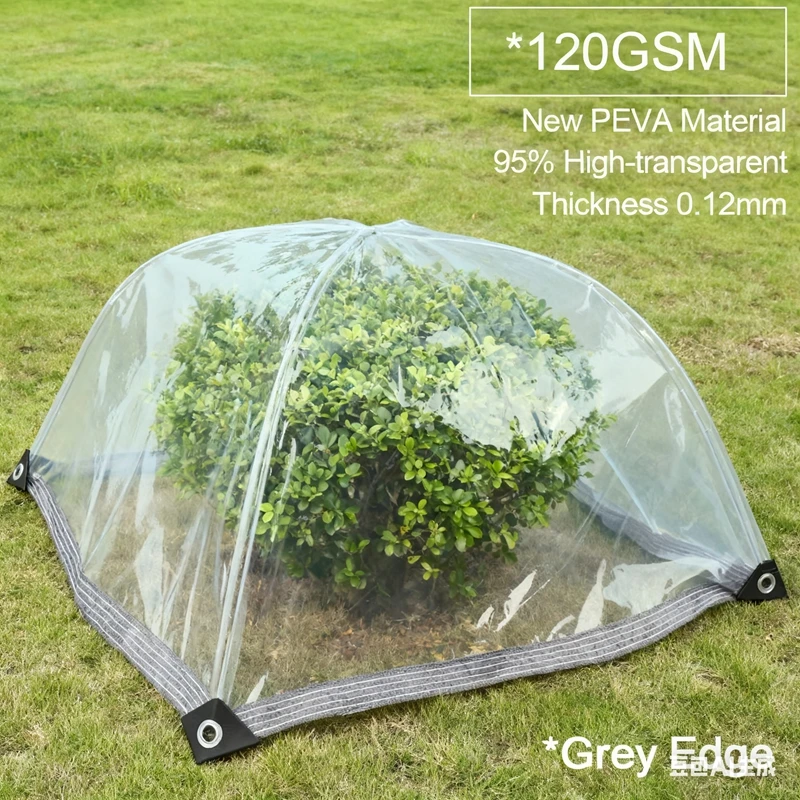 

New PEVA Film Tarpaulin High Transparent Rainproof Cloth Plants Truck Raincover Fence Waterproof Screen Furniture Dust Cover