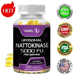 Vitality Nattokinase Blood Vessel Cleaning Capsules, Capsules To Prevent Blood Pressure & Improve Blood Vessel Health.