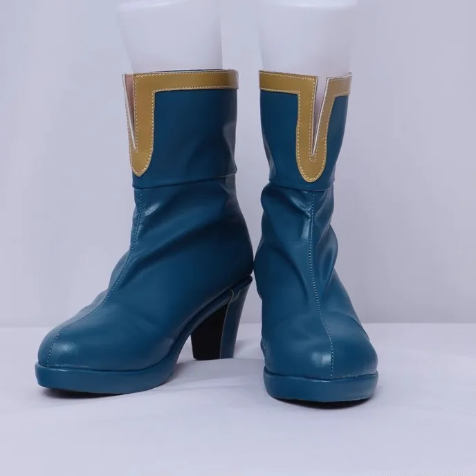Anime Puella Magi Miki Sayaka cosplay zapatos azul Miki Sayaka juego de rol botas disfraces