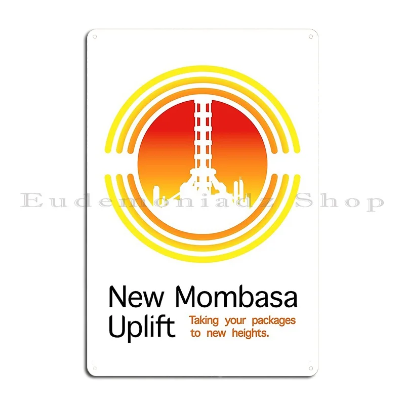 New Mombasa Uplift Light Metal Plaque Poster Painting Create Cinema Wall Plaque Poster Tin Sign Poster