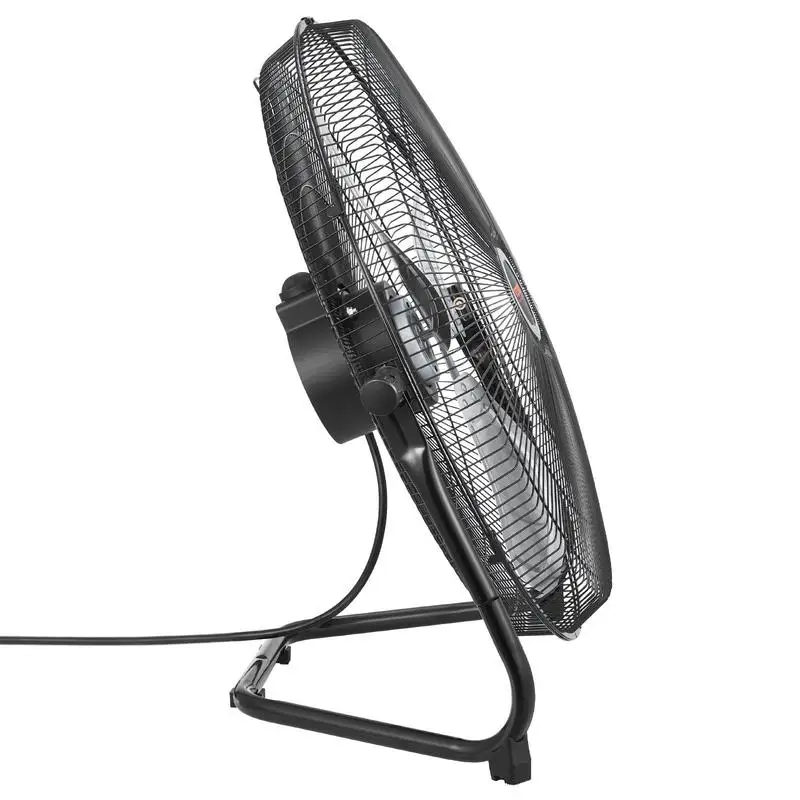

Floor Fan, 3 Speeds High Velocity Heavy Duty 18 Inch Industrial Fan, 4000 CFM 360° Adjustable Tilt 19.69 ft/sec Airflow Large Metal Fan, for Home, Gym, Office, Garage, Commercial Shop & Bedroom