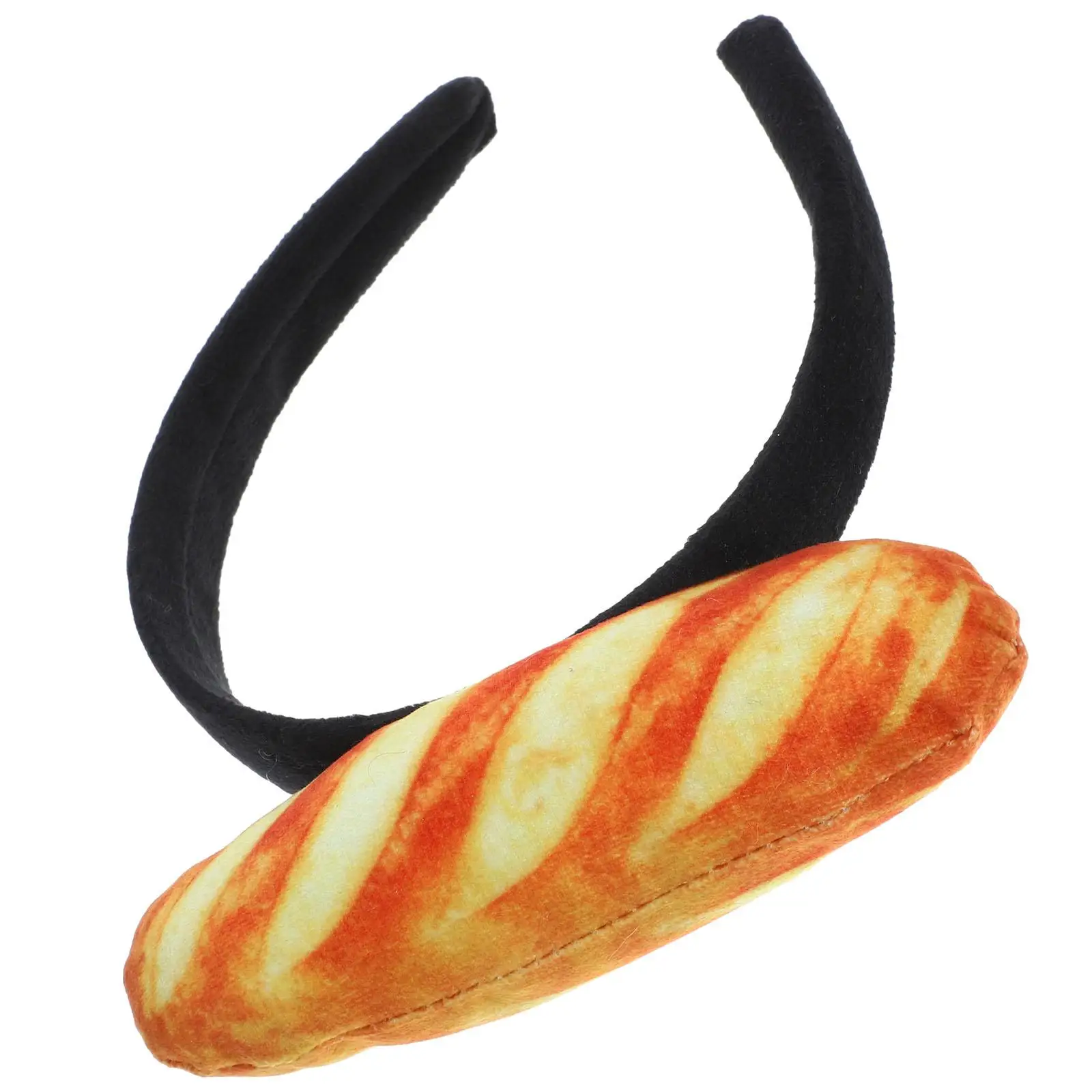 

Bread Hairband Headwear Party Accessories Cute Bread Headdress Photo Props Lightweight Comfortable Breathing Smooth Surface Wide