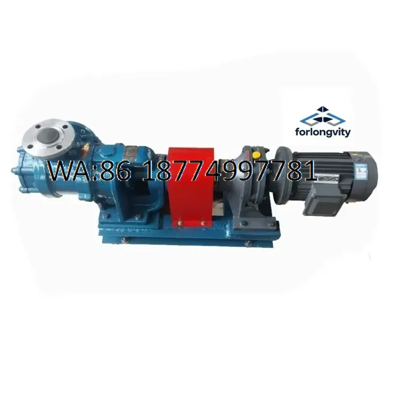 custom SS304 316 Heavy Duty High Viscosity Rotor Pump Internal Gear Pump for Bitumen
