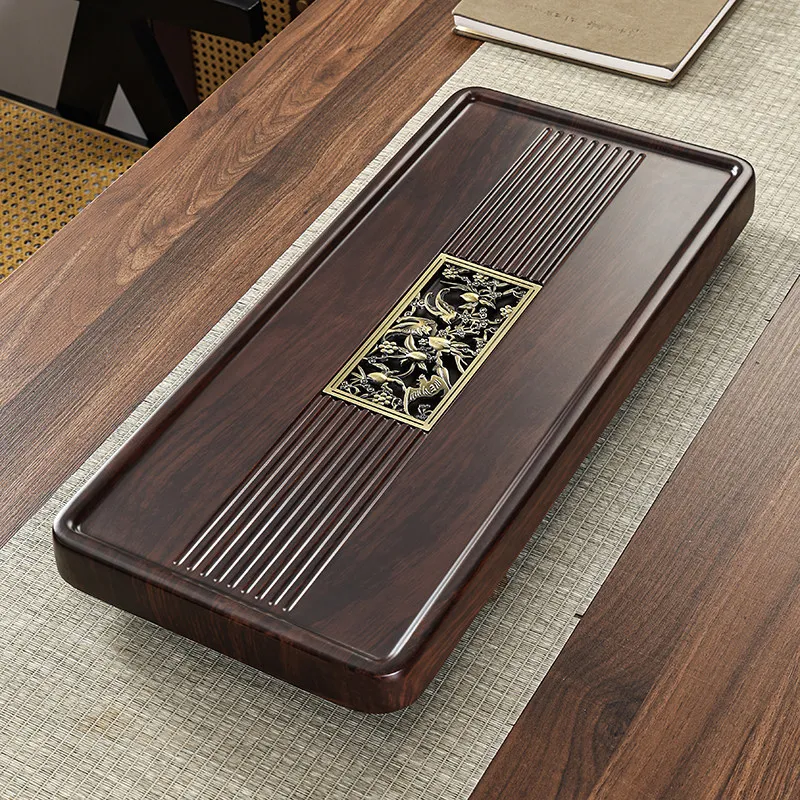 Luxury Wooden Home Tea Tray Modern Rectangular Tea Tray Kong Fu Living Room Office holz tablett rechteckig Rectangular Tray