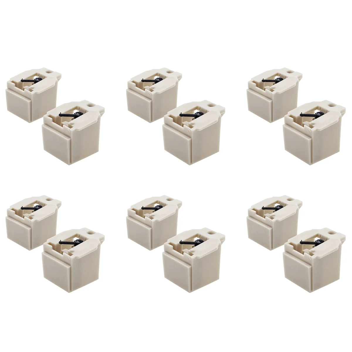 FFYY-12PCS AT3600L ダイヤモンドレコードプレーヤー針交換用スタイラスオーディオテクニカ AT-LP60/PL300 ビニールターンテーブルプレーヤー