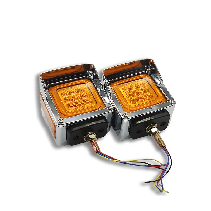 Light Emitting Diode High Low Brightness Flash Aluminum Shell, High Quality Double Sided Truck Signal Light Clearance Light