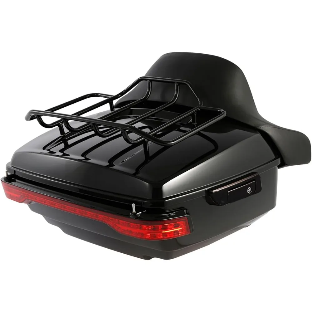 

Багажник King для мотоцикла, спинка пассажира с тормозным указателем поворота, светодиодный тай-свет для Harley Touring CVO Ro 2014-2025 годов