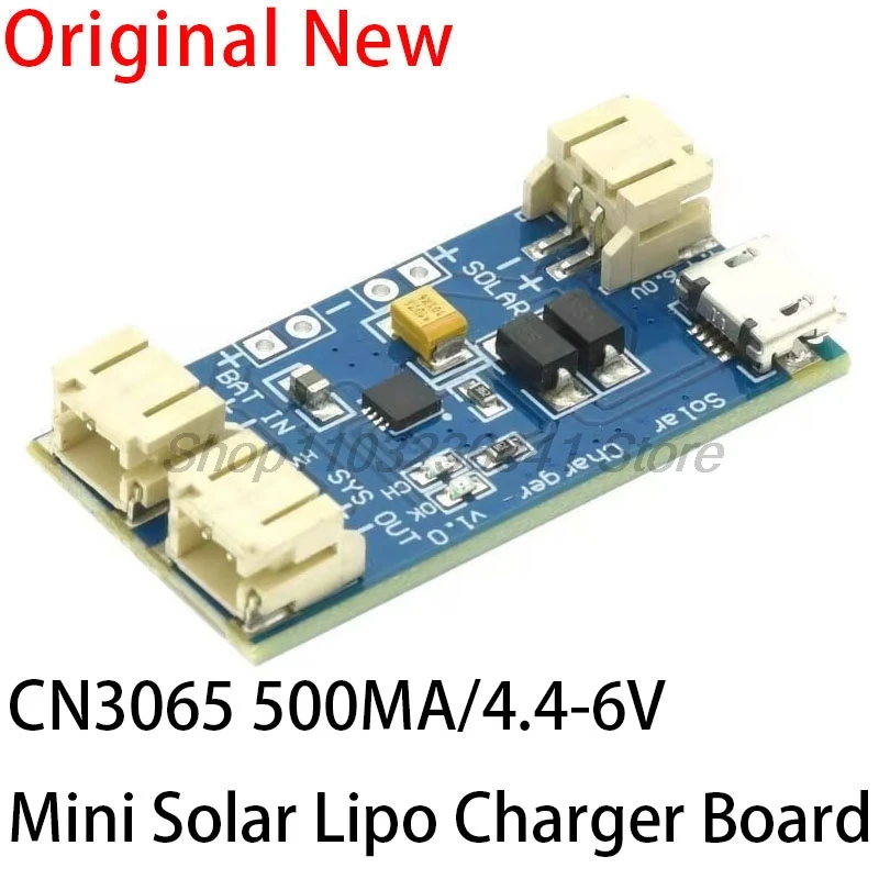 CN3065 Mini Solar Lithium Battery Charger Board Lipo Battery Charging Module Solar Panel Micro USB for Arduino Outdoor Camping